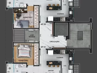 Apartamento 302 Ed. Connect para venda,  Centro, Pato Branco - Foto 18