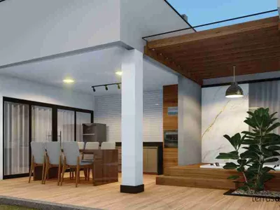 Casa 3 suítes, sala cozinha e gourmet com planejados alto padrão Alphaville II condomínio com inf - Foto 28