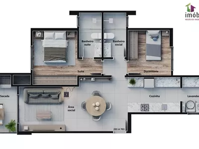Apartamento 202 Ed. Residencial Tivoli - Foto 8
