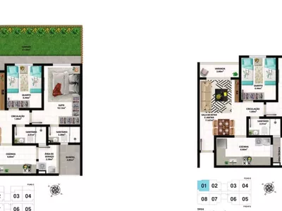 Apartamento de 2 quartos sendo 1 suíte com entrada facilitada à venda, Primavera, Vitória da Con - Foto 7