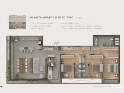LANÇAMENTO - Apartamento na Planta com 03 Suítes, no Centro de Pato Branco-PR - Foto 2