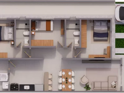 Casa em condomínio de 3 quartos sendo 1 suíte, no Boa Vista a apenas 5 minutos do Shopping Conquis - Foto 26