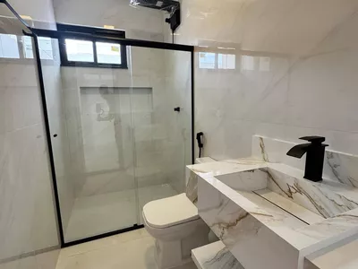 Excentente casa moderna nova podendo financiar, 3 quartos sendo 2 suítes, área gourmet, garagem pa - Foto 10
