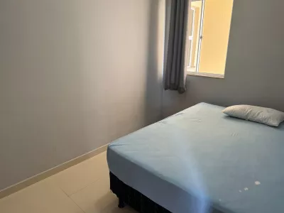 Apartamento completo, porteira fechada com móveis e Eletros andar alto de 2/4 em condomínio fechad - Foto 24