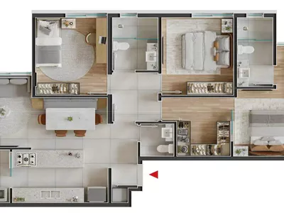 Apartamento à venda, 3 quartos, 1 suíte, 2 vagas, Santa Lúcia - Belo Horizonte/MG - Foto 17