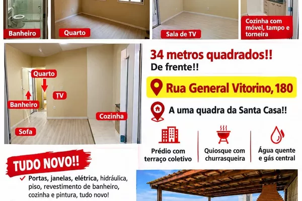 Vendo apto em prédio ambos totalmente reformados - Foto 2
