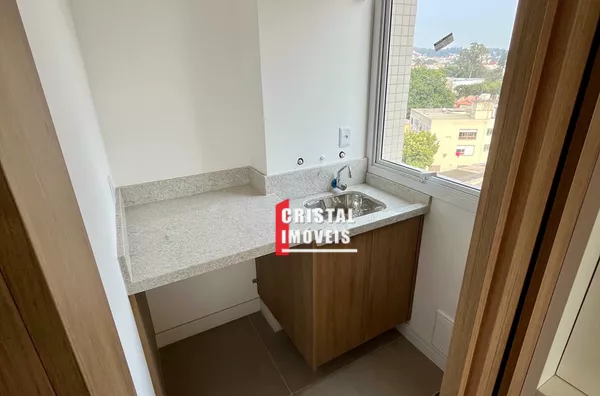 área de serviço mobiliado