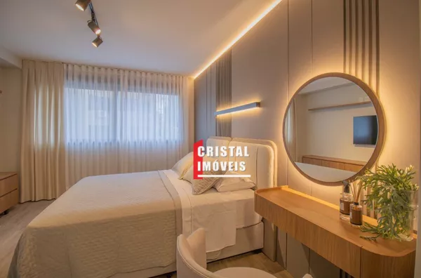 Apartamento mobiliado 1 dormitório para locação, Bairro Mont Serrat, no Condomínio The Arch 