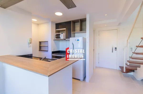 Apartamento duplex de 1 dormitório para venda, Jardim Botânico, Porto Alegre (NINE9)