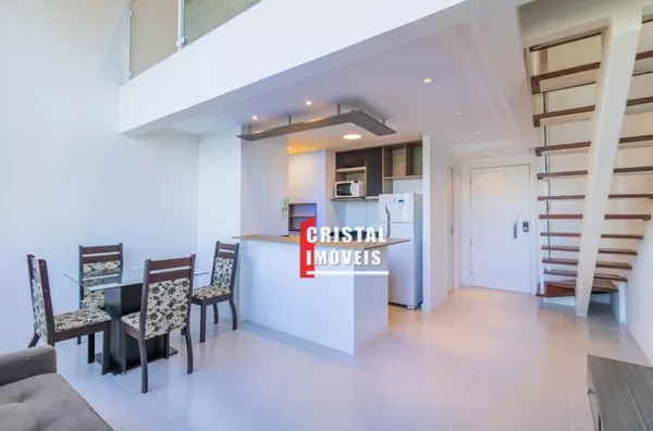 Apartamento duplex de 1 dormitório para venda, Jardim Botânico, Porto Alegre (NINE9)