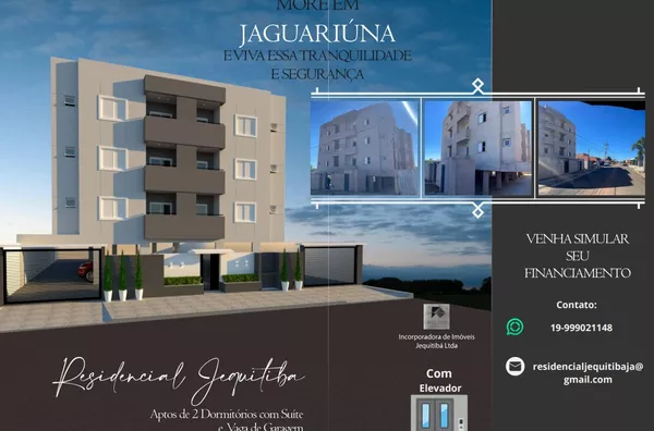 Apartamento no empreendimento Residencial Jequitiba! Jaguariúna/SP