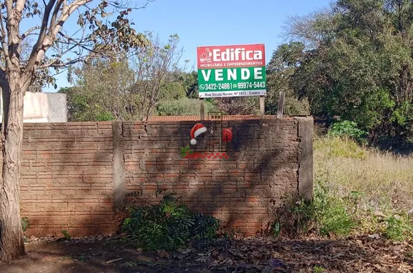 Terreno para venda,  Cháraca Jaraguá, Paranavaí