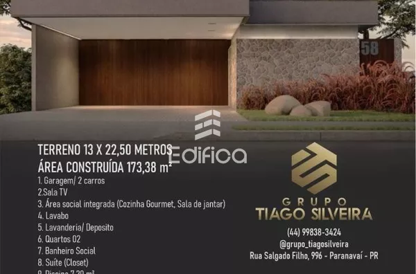 Casa em condomínio para venda,  Distrito Sumaré (sumaré), Paranavaí - Foto 4