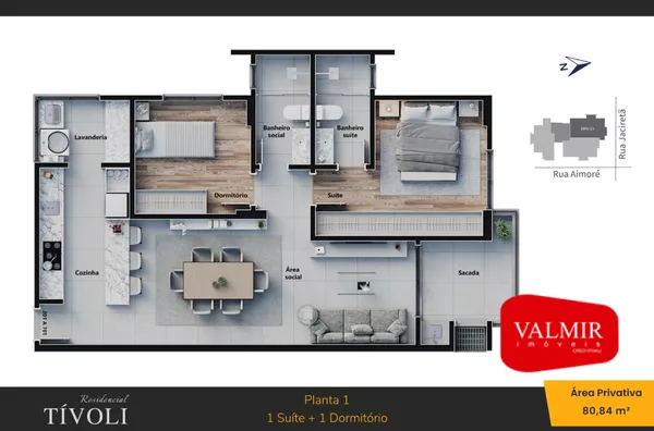 À VENDA NO CENTRO - RESIDENCIAL TÍVOLI