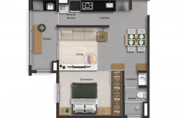 Apartamento para locação Residencial Vale Verde 