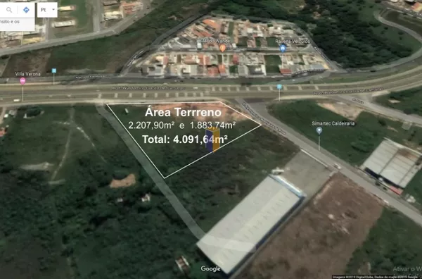 ÁREA AV. PANAMÁ - R$850,00 o m²