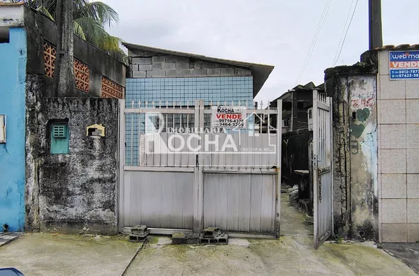 Terreno com edicula, 182,50m² Espl Dos Barreiros, São Vicente