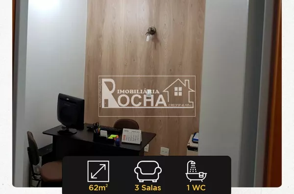 Sala comercial para venda 62m, encruzilhada, Santos/SP