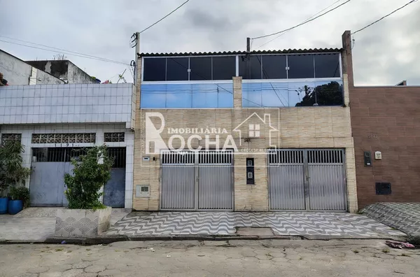 Casa sobposta terrea, 2 quartos,  Cidade Naútica, São Vicente