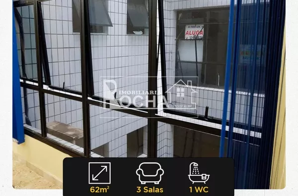 Sala comercial para venda 62m, encruzilhada, Santos/SP