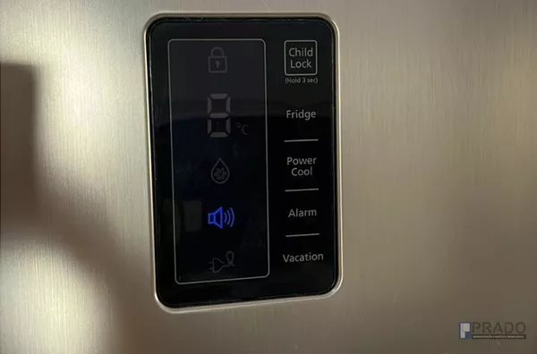 detalhes da geladeira