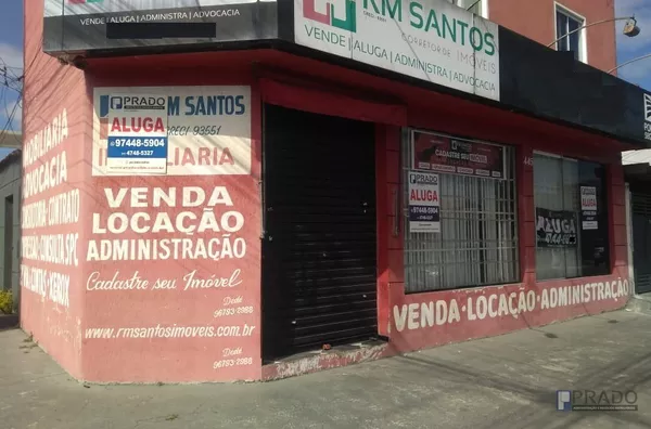 Locação Salão de Esquina na Av: Brasília em Suzano Próximo ao Supermercado Nagumo, 60m2: 10 de Frente por 6 de Fundos, Recepção, Escritório, 1 Sala e um WC, pode aproveitar Fachada;  R$ 2.500,00 incluso IPTU.