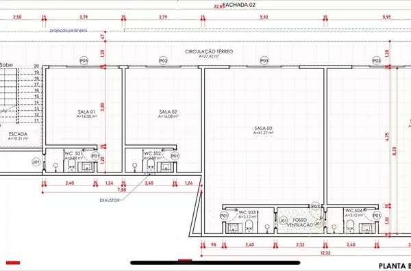 Sala comercial para aluguel,  Centro, Luís Correia