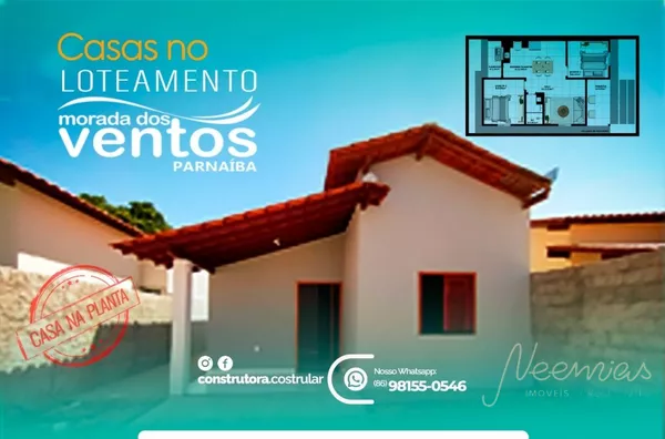 Casa nova Loteamento Morada dos Ventos
