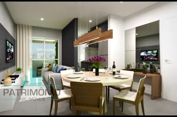 Apartamento de 55m² a venda no Bairro Campestre Condomínio Luzes das Figueiras - Santo André