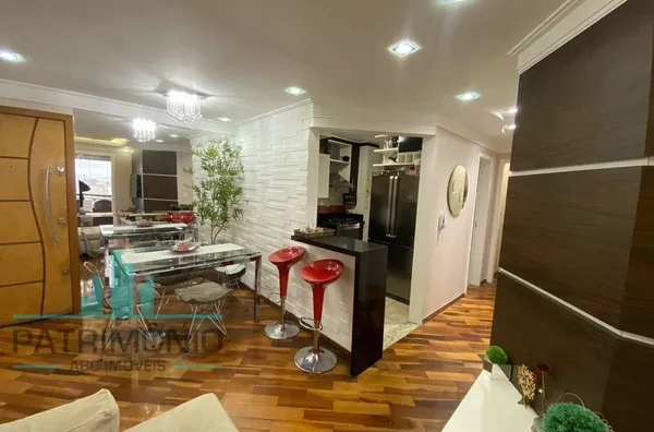 Apartamento à venda  no Condomínio Residencial Plumeria na Vila Pires em Santo André. 