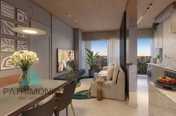 Living do APTO de 59m²