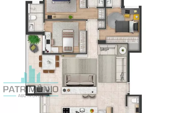 Apartamento para venda no bairro Centro - São Caetano do Sul.