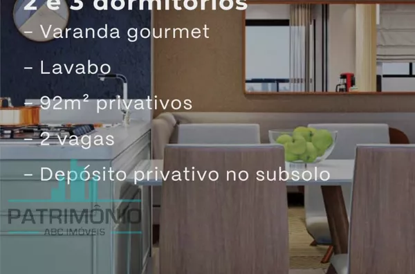 Apartamento Lançamento a venda no Condomínio Concept Campestre - Santo André.