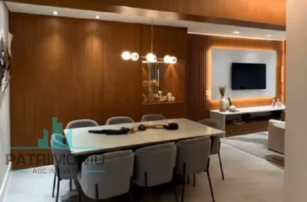 Apartamento a venda no Edifício Plazza Di Treviso - Vila Valparaíso - Santo Andé.