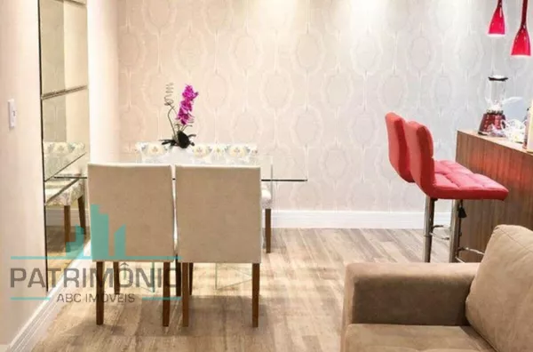 Apartamento MOBILIADO para locação no Condomínio Elevatto no bairro Fundação em São Caetano do Sul.