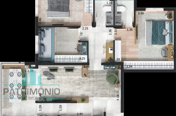 Apartamento à venda no Infinite São Caetano no Bairro Santa Paula em São Caetano Do Sul.