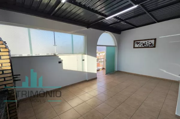 Área coberta do espaço gourmet