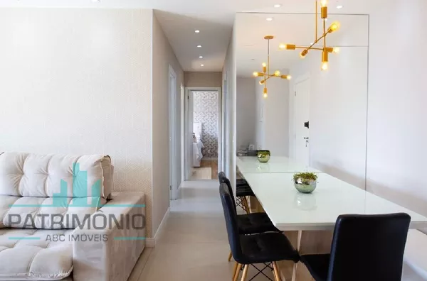 Apartamento à venda no Condomínio Cidade Viva no Bairro Campestre em Santo André.