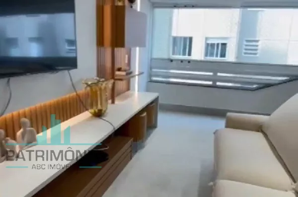 Apartamento a venda no Edifício Plazza Di Treviso - Vila Valparaíso - Santo Andé.