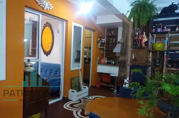 Sala com espaço gourmet