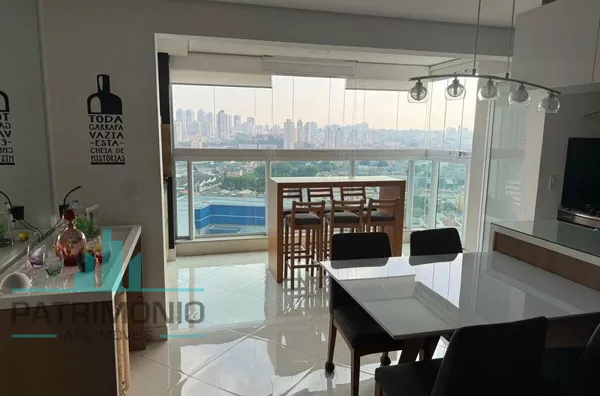 Apartamento porteira fechada à venda no Sky Patriani na Vila Scarpelli em Santo André.