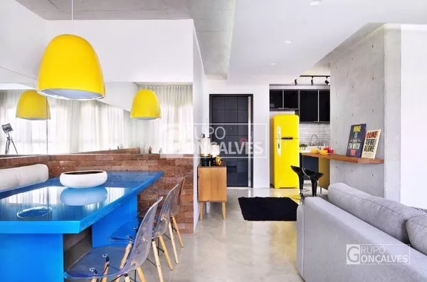 Apartamento com 1 dormitório com suíte, lavabo, ampla sala integrada.  a 5 minutos do Shopping Anália Franco, Pão de Açúcar e Leroy Merlin,  Carrefour.