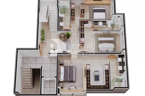 Apartamento para venda, 3 quartos, 1 suíte, 2 vagas, Cidade Nobre - Ipatinga/MG