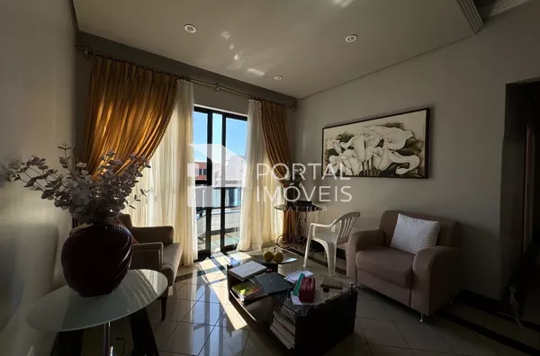 Sala ampla para dois ambientes