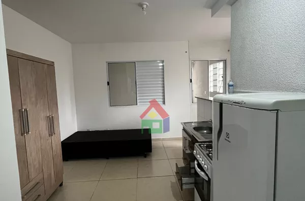 Kitinet para alugar com elevador no prédio,  Jardim Esmeralda, São Paulo