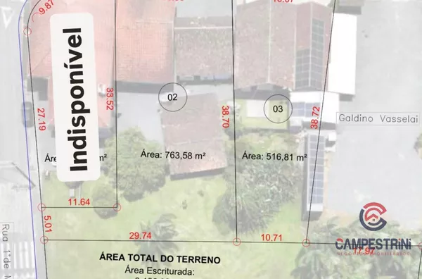 Terreno para venda,  Cruzeiro, Rio Dos Cedros