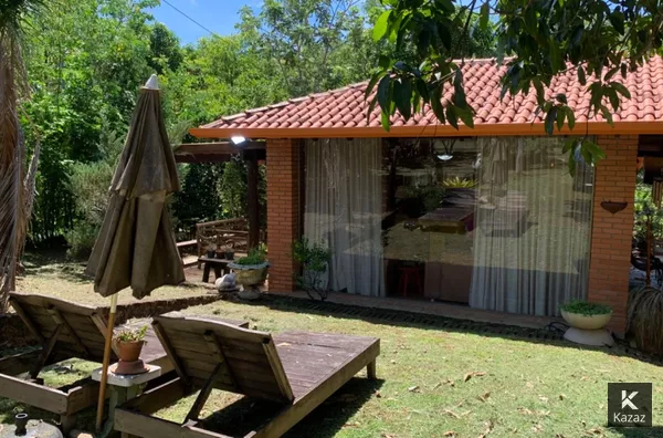 Venda chácara mobiliada com 3 Suites no Rio Mutuca, Chapada dos Guimarães - MT 