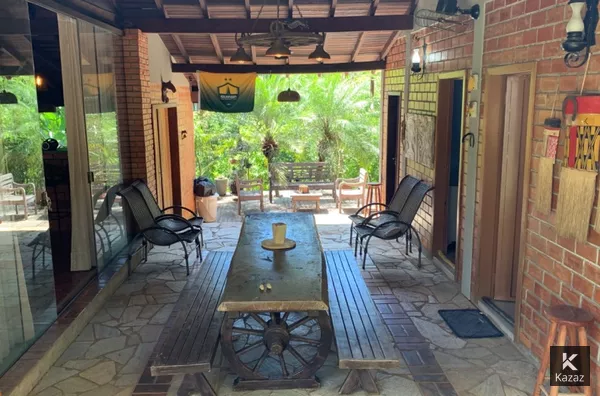 Venda chácara mobiliada com 3 Suites no Rio Mutuca, Chapada dos Guimarães - MT 