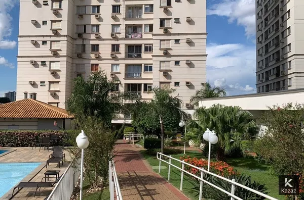 Aluguel Apartamento 3 quartos Res. Garden Bosque da Saúde - Semi -mobiliado - Cuiabá - MT -  (01)