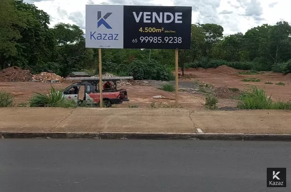 Venda Terreno Comercial com 4500m2 na Estrada do Moinho, Cuiabá - MT 